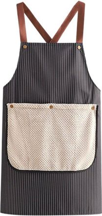 No Brand Delantal De Barbacoa Para Hombre Delantal De Cocina Y Reposter&iacute;a Con Bolsillos - Para Jardiner&iacute;a, Barbacoas, Pintura, Limpieza, Incluye Toalla Peque&ntilde;a