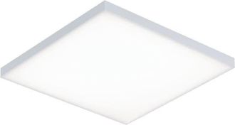 Paulmann Plaf&oacute;n panel led en metal blanco 29,5cm