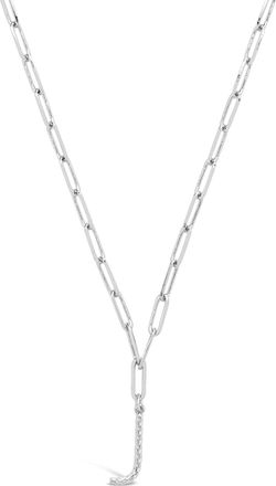 Sterling Forever Braided Initial Pendant Necklace