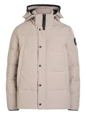 Canada Goose hooded padded jacket - men - Down/Polyester/Cotton/Feather - S - Neutrals