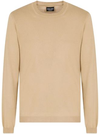 Giorgio Armani Kasjmier trui - Beige