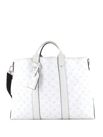 Louis Vuitton Weekend NM Monogram Taigarama tote bag - Bianco