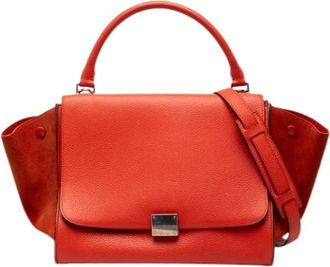 Celine Pre-owned Handbags, female, Orange, Size: ONE SIZE Pre-owned Vintage Handbag