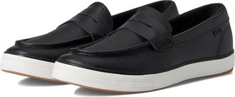 Keds Center III Loafers Womens Black Leather Moc Toe Slip On Shoes RHS9303