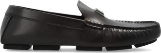 Dolce & Gabbana Driver kalfsleren loafers - Heren - Loafers - Bruin - 41 1/2 EU - Katoen - Schoenen