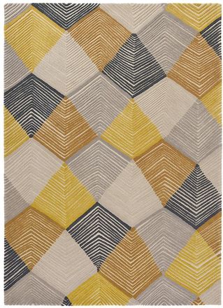 Harlequin Designer Teppich Rhythm Saffron - handgetuftet, aus 100% reiner Schurwolle