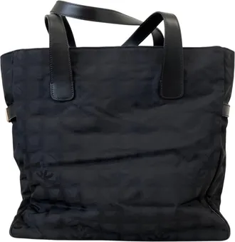 Chanel New Travel Line Black New Travel Line Tote Bag (Pre-Owned)