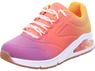 Skechers UNO 2 Ombre Away Women,Ladies Trainers,Low Shoe,lace-up,Street Shoe,Sneaker,Casual Shoe,Wedge Heels,Width: Regular,Removable Insole,Pink,39 EU / 6 UK