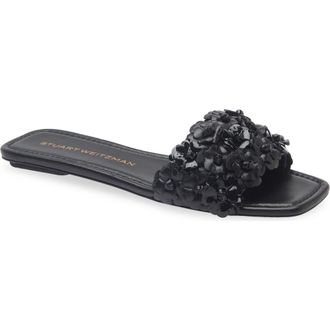 Stuart Weitzman Meadow Slide Sandal in Black at Nordstrom Rack, Size 5.5