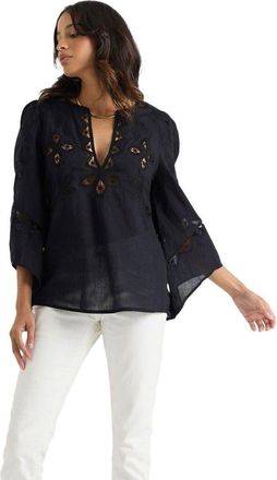 Calypso St. Barth Bella Top in Black at Nordstrom, Size X-Large