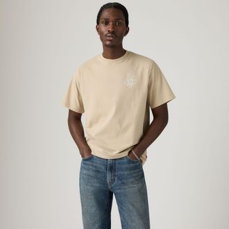 Levi's Vintage Fit Graphic Tee - Mens - L - Yellow / Lc Sun Seeker Rutabega Body
