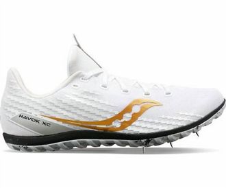 Saucony Mens Havok Xc3 Cross-Country Racing Shoe In White