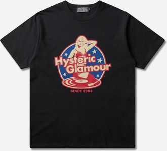 Hysteric Glamour Men s Hysteric Records T-Shirt Black