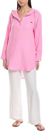 Nicole Miller Crinkle Chiffon Button Down Shirtdress