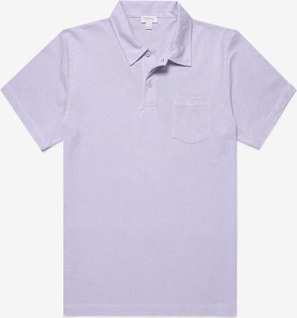 Sunspel Slim-Fit-Polohemd aus Supima-Baumwollpiqué Riviera