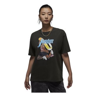 Nike Jordan (WMNS) Air Jordan Graphic T-shirt Asia Sizing Black FV7123-045