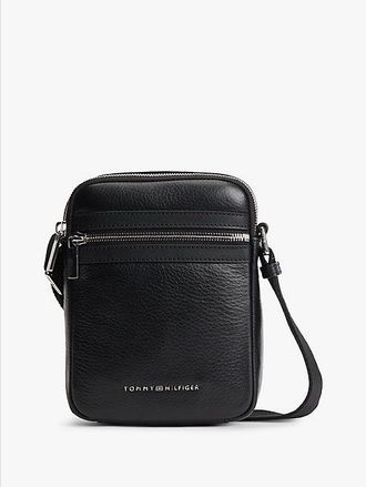 Tommy Hilfiger TH Business Leather Crossbody Reporter Bag