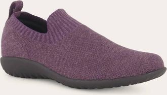 Naot Womens Nuku Slip On Shoes - Medium In Peacock/purple Knit