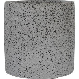 Foreside Home And Garden Textured Black Stoneware Planter at Nordstrom
