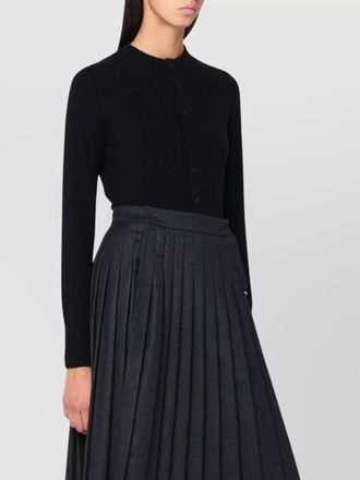 Extreme Cashmere ribbed long sleeve cardigan