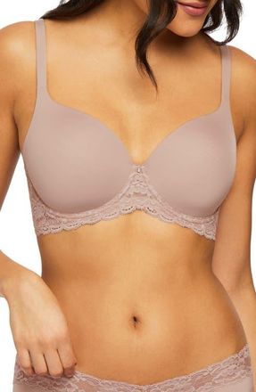 Montelle Intimates Pure Plus Underwire T-Shirt Bra in Moonshell at Nordstrom, Size 30E