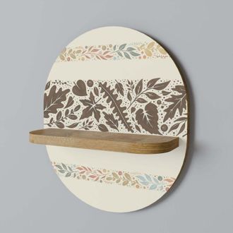 OEM Filas De Follaje Estante Ovalado