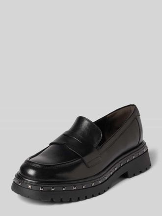 Tamaris Tamaris Loafer aus echtem Leder in Black, Größe 37