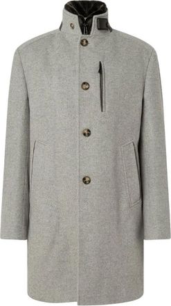 Windsor Single-Breasted Coats - Heren - Mantel - Grijs - 2XL - Wol - Jassen