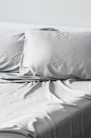 BedVoyage Cooling 100% Viscose Pillowcase Set - Soft, Breathable Comfort in Stone at Nordstrom, Size Standard