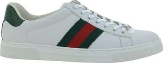 Gucci Ace Sneaker - Heren - Sneakers - Wit - 39 EU - Leer - Schoenen