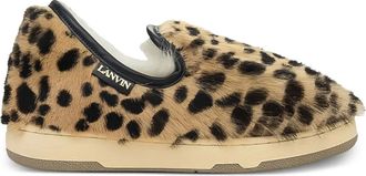 Lanvin DBB1 slip-on sneakers met luipaardprint - Bruin