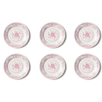 BITOSSI HOME Set of 6 Pcs. - Fruit Plate Cm.20.7 Rose Pink