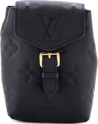 Louis Vuitton Tiny Monogram Empreinte Giant backpack - Zwart