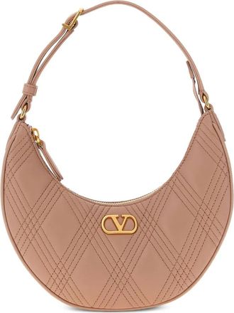 Valentino Garavani Borsa a spalla Quiltie 67 mini - Rosa