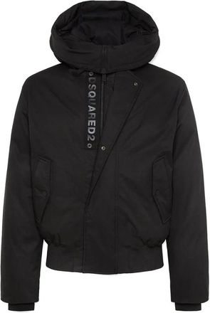 Dsquared2 Techno Down Bomber Nylon Jas - Heren - Winterjassen - Zwart - 2XL - Nylon - Jassen