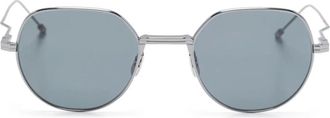 Thom Browne Occhiali da sole tondi - Argento