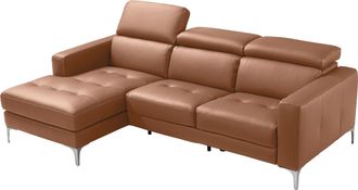 Egoitaliano Ecksofa »Matt, erstklassiger Sitzkomfort, aufwendige Detailverarbeitung, L-Form« mit verstellbaren Kopfteilen zum Relaxen