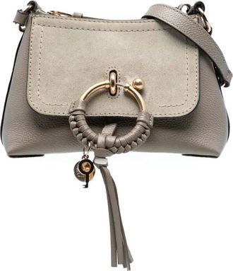 Chlo&eacute; Borsa a tracolla Joan mini in pelle 2022 - Marrone