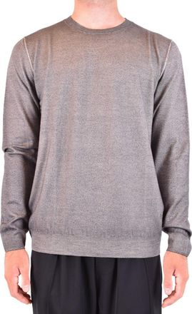 Dondup Multicolor Wool Sweater With Classic Crew Neckline