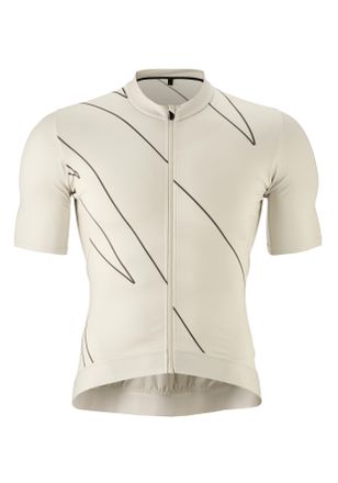 Gonso Radtrikot GONSO Road Jersey Print M, Herren, Gr. 3XL, grau (hellgrau), 86% Polyester, 14% Elasthan, Rundhals, Trikots Radtrikot, Herren Fahrradtrikot 