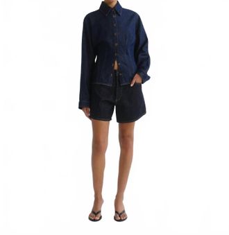 A Gold E Leith Shorts In Rinse
