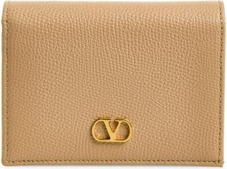 Valentino Garavani VLOGO Signature Leather Wallet in Rose Sand at Nordstrom