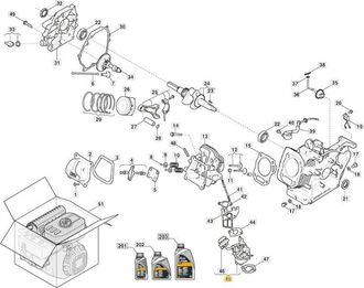 OEM Carburador Original Stiga Para Motor Lc 170 F - Sm70 - Sw 60 P 118551172/0