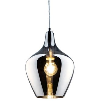 Nowa Lampada A Sospensione A Led In Vetro Fum&eacute; Lampada A Sospensione Lampada Da Tavolo Da Pranzo Lampada Da Soggiorno, 7w 806lm Bianco Caldo, Dxh 22 X 150 