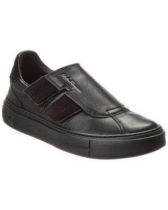Ferragamo Ferragamo Lima Vit Saddle Sport Costa Leather Sneaker