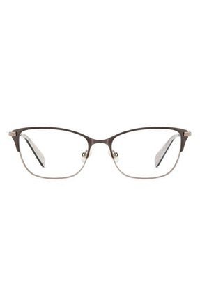 Kate Spade New York lidia 54mm rectangular reading glasses in Brown at Nordstrom