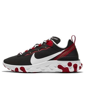 Nike (WMNS) Nike React Element 55 Black Gym Red BQ2728-009