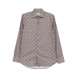 Etro Casual Shirts, male, Multicolor, XL, Roma Shirt
