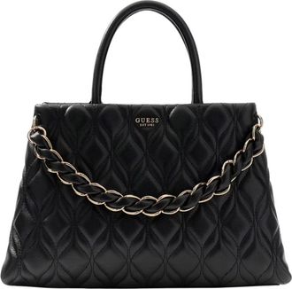 Guess Maxine Girlfriend Satchel - Dames - Handtassen - Zwart - ONE Size - Tassen