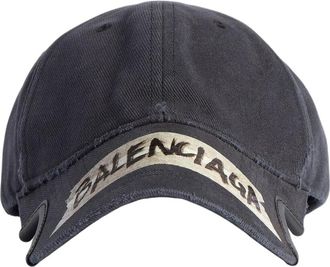 Balenciaga Masking Tape Cap Faded Black 858087410B21041